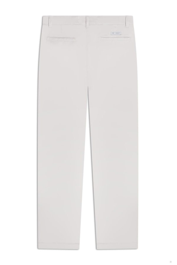 Calça Color Canvas Chino Prata