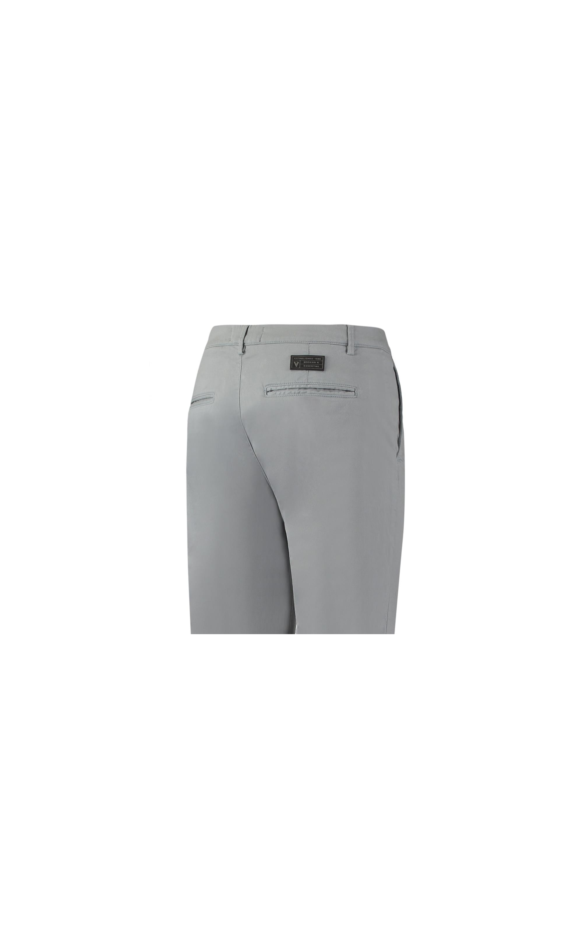 Calça Color Classic Chino Cinza Claro