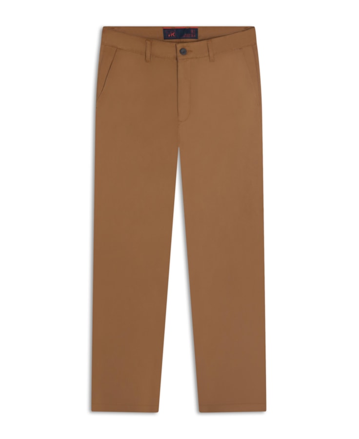 Calça Color Twill Piece Dye Tradicional Camel