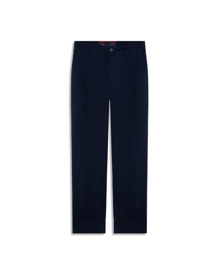 Calça Color Twill Piece Dye Tradicional Chino Midnight Blue