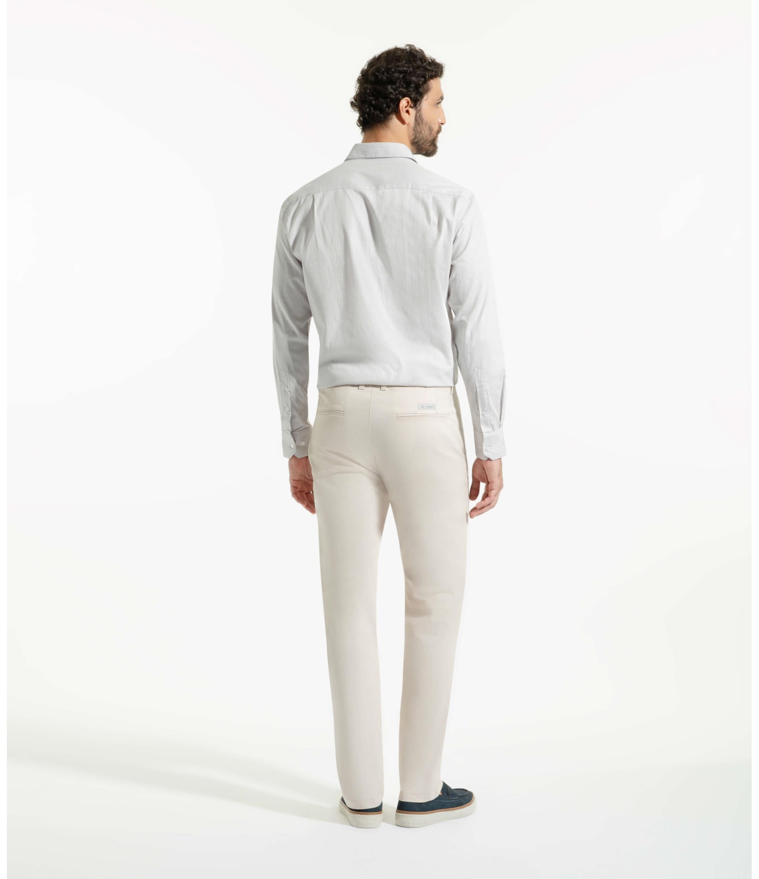Calça Color Twill Piece Dye Tradicional Chino Sandy
