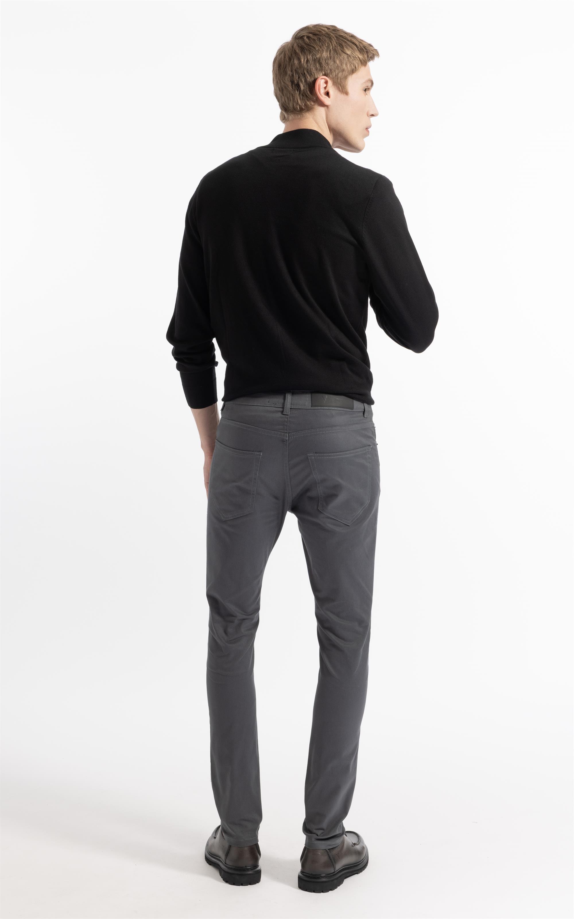 Color Twill Power Pd (Skinny) 5 Pockets Cinza Medio