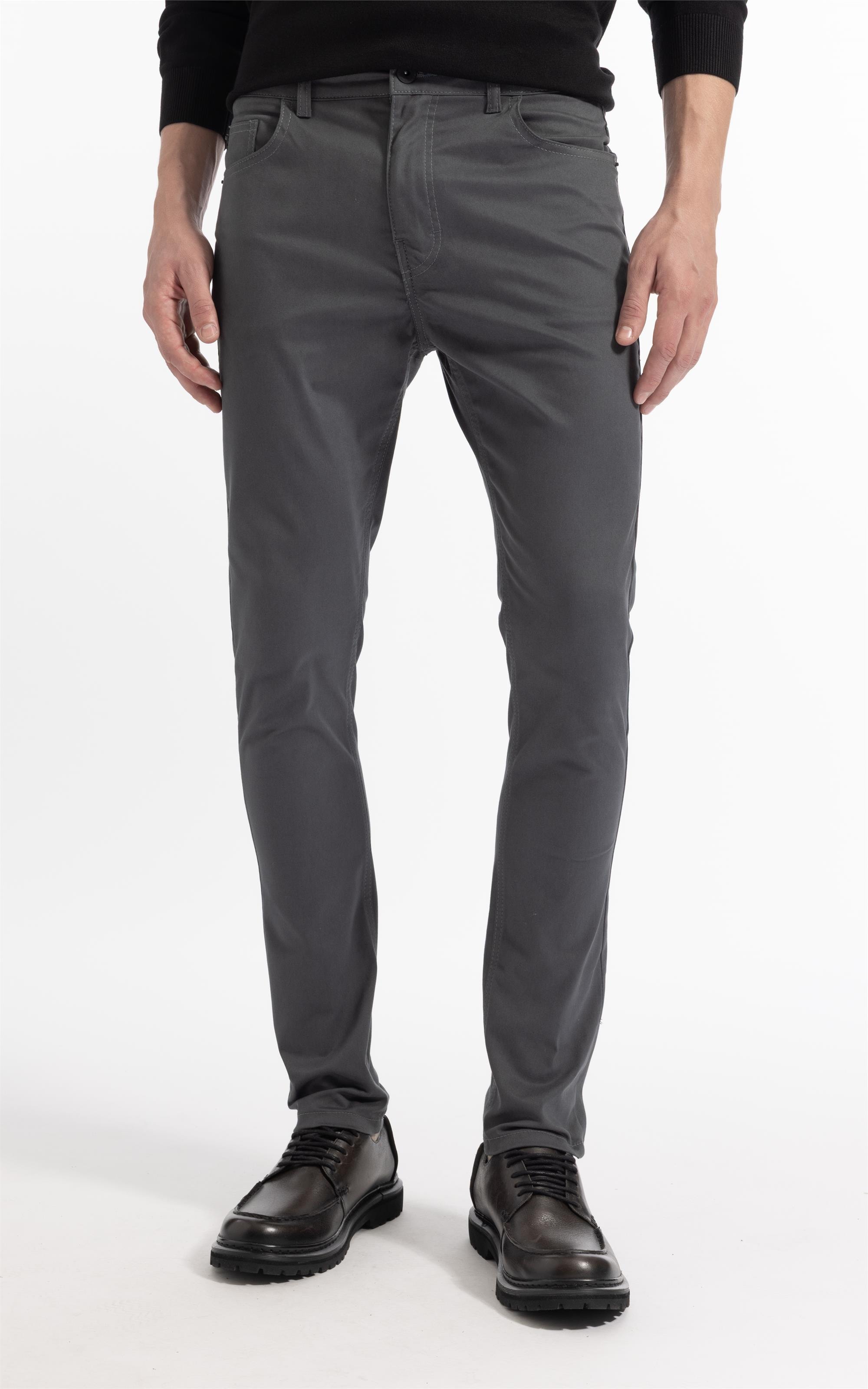 Color Twill Power Pd (Skinny) 5 Pockets Cinza Medio