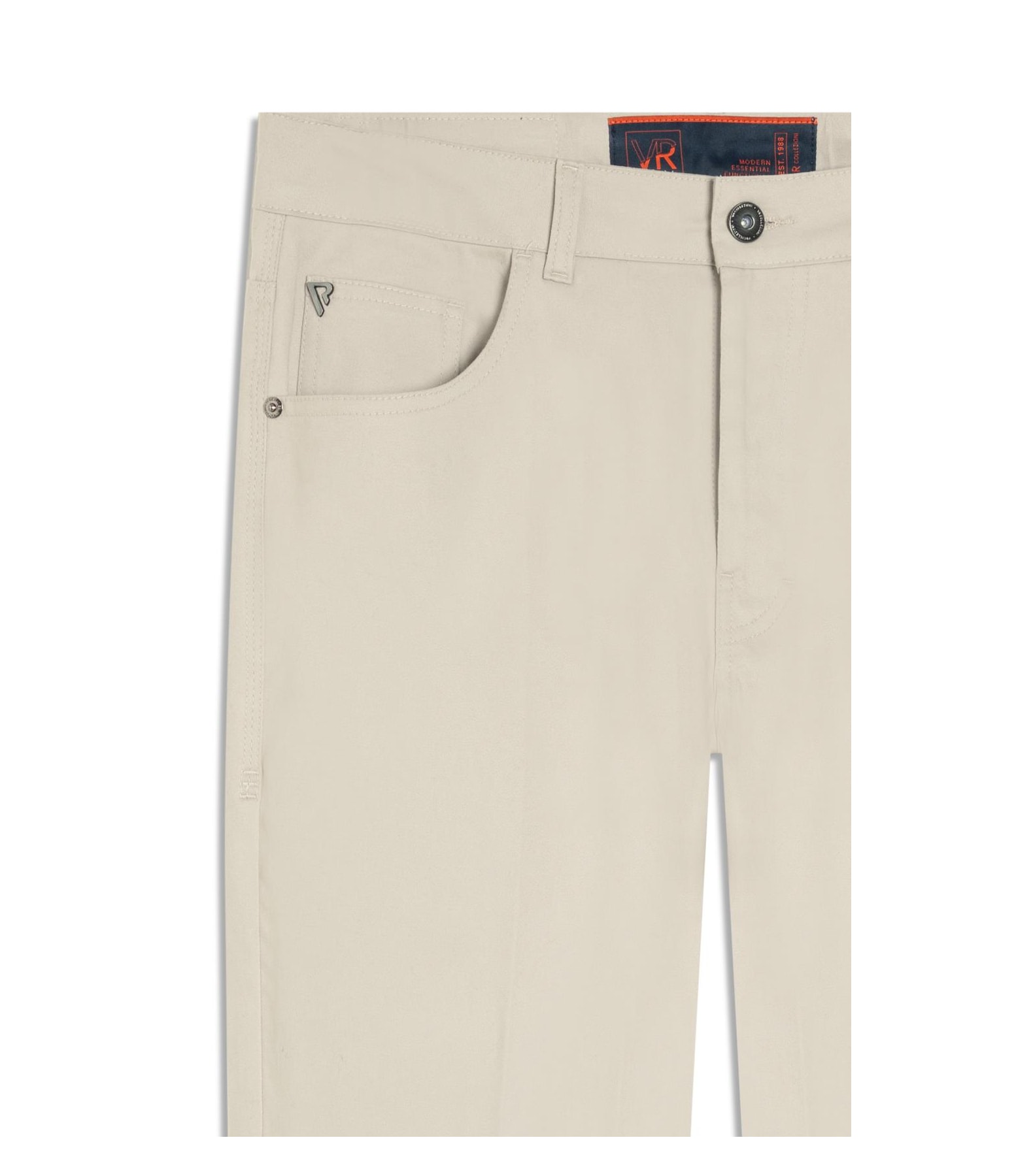 Color Twill Power Pd (Skinny) 5 Pockets Silver