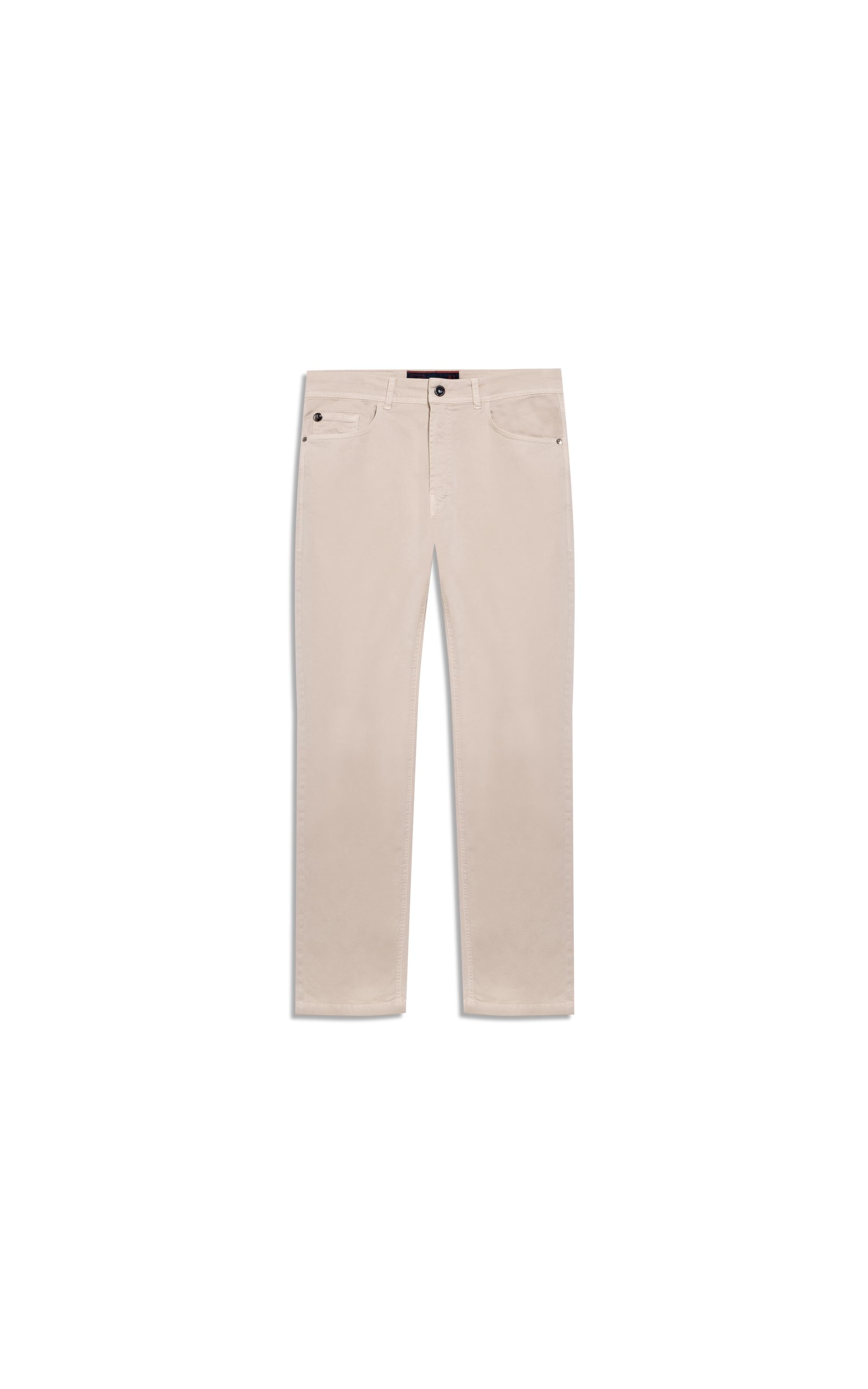 Calça Color Twill Power Slim Areia Seca