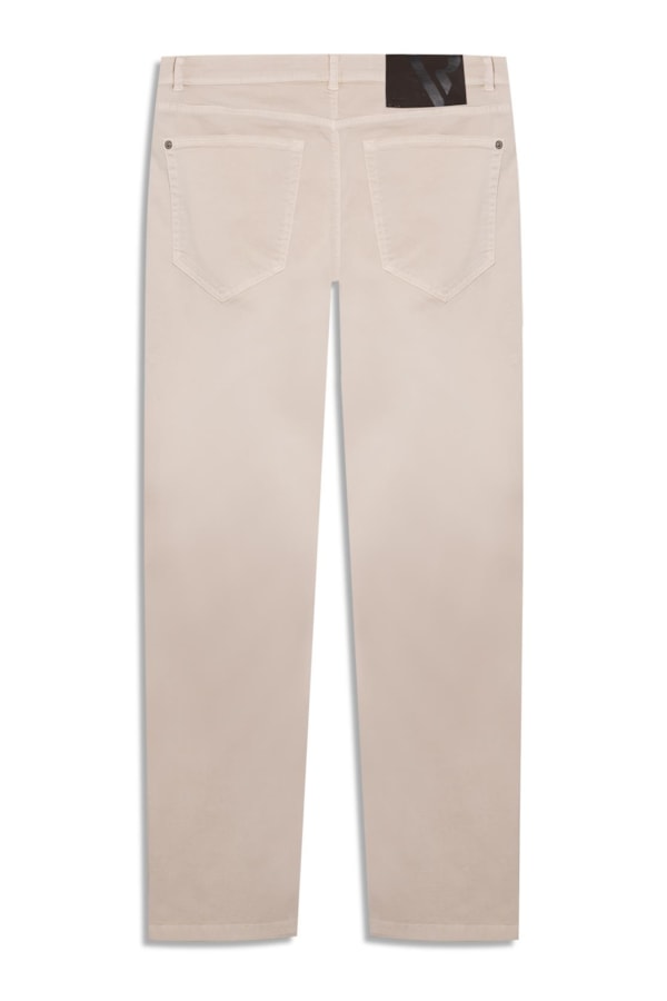 Calça Color Twill Power Slim Areia Seca