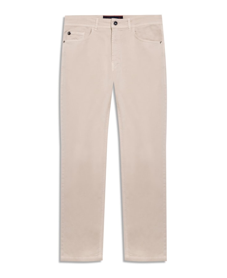 Calça Color Twill Power Slim Areia Seca