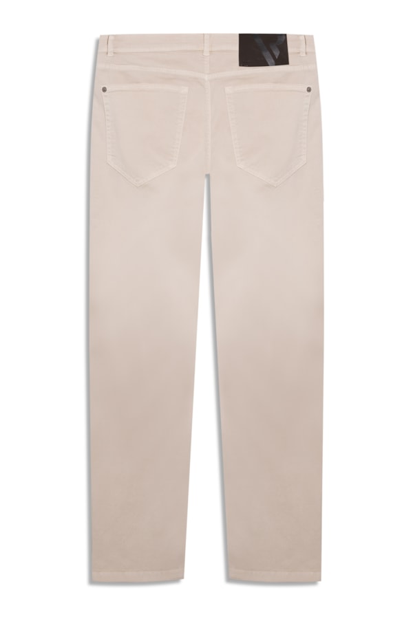 Calça Color Twill Power Slim Areia Seca