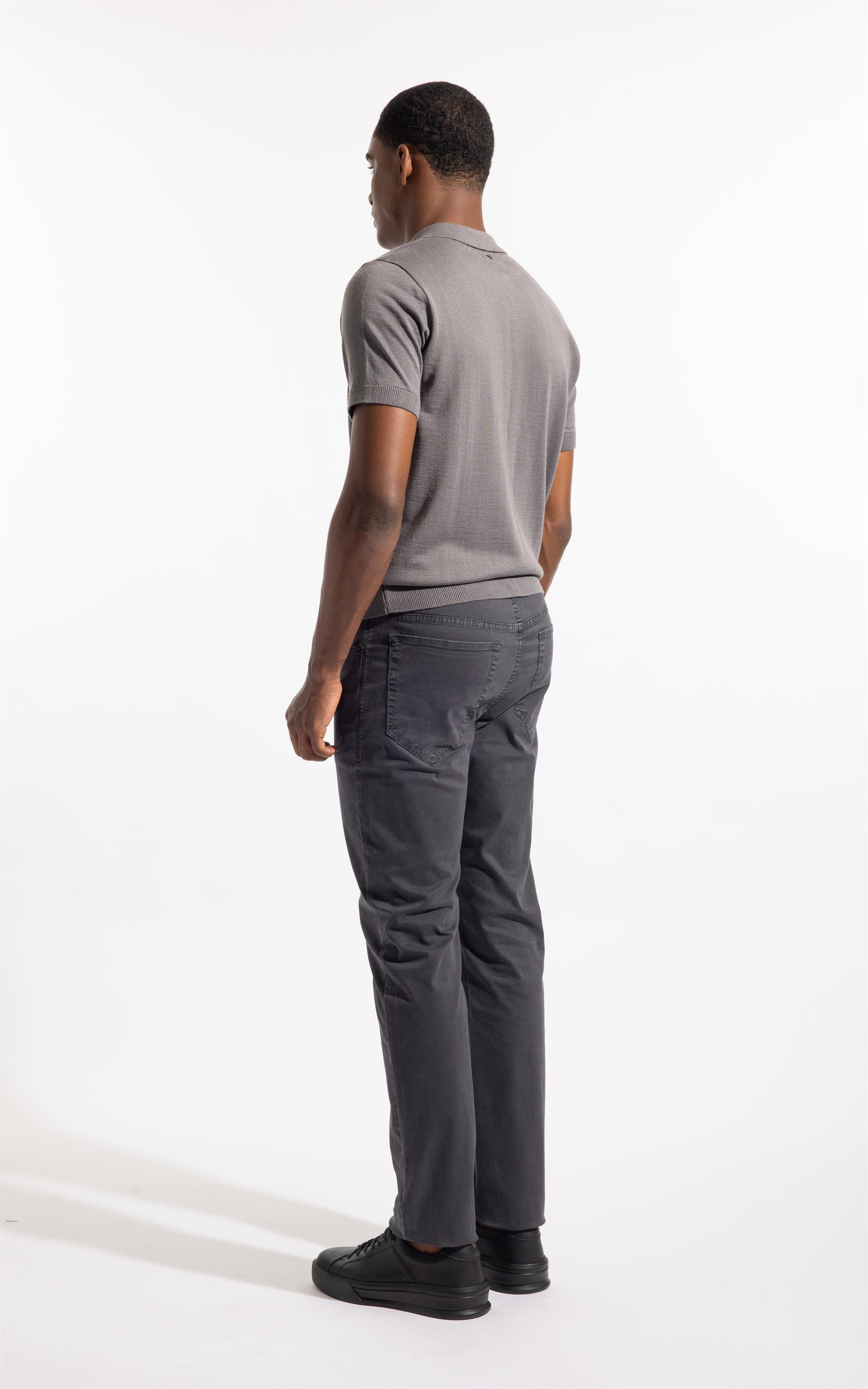 Calça Color Twill Power Slim  Cinza Medio