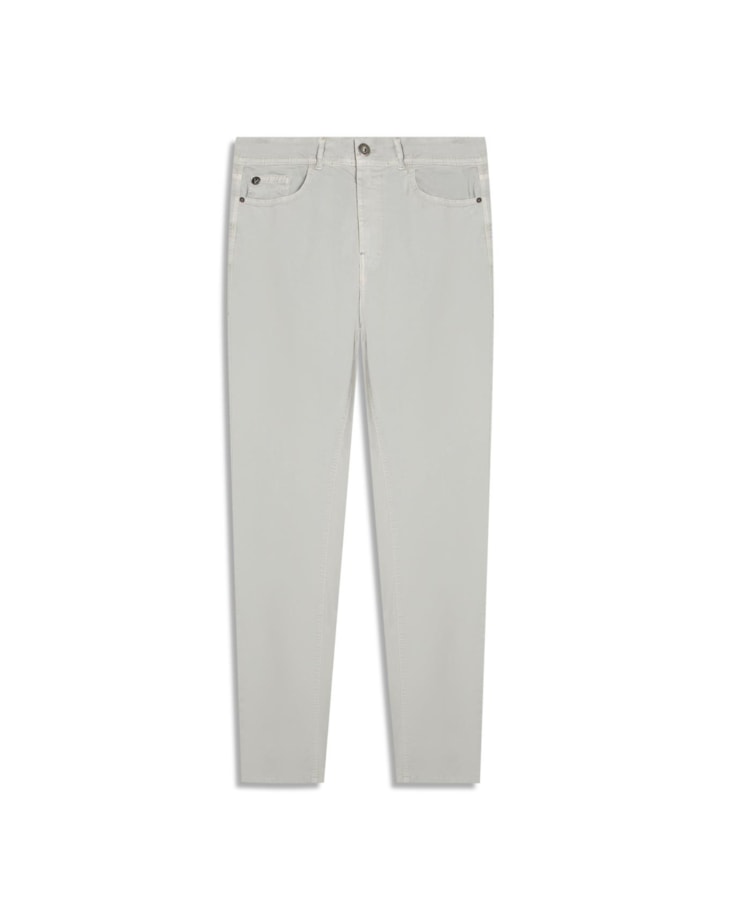 Calça Color Twill Power Slim Silver