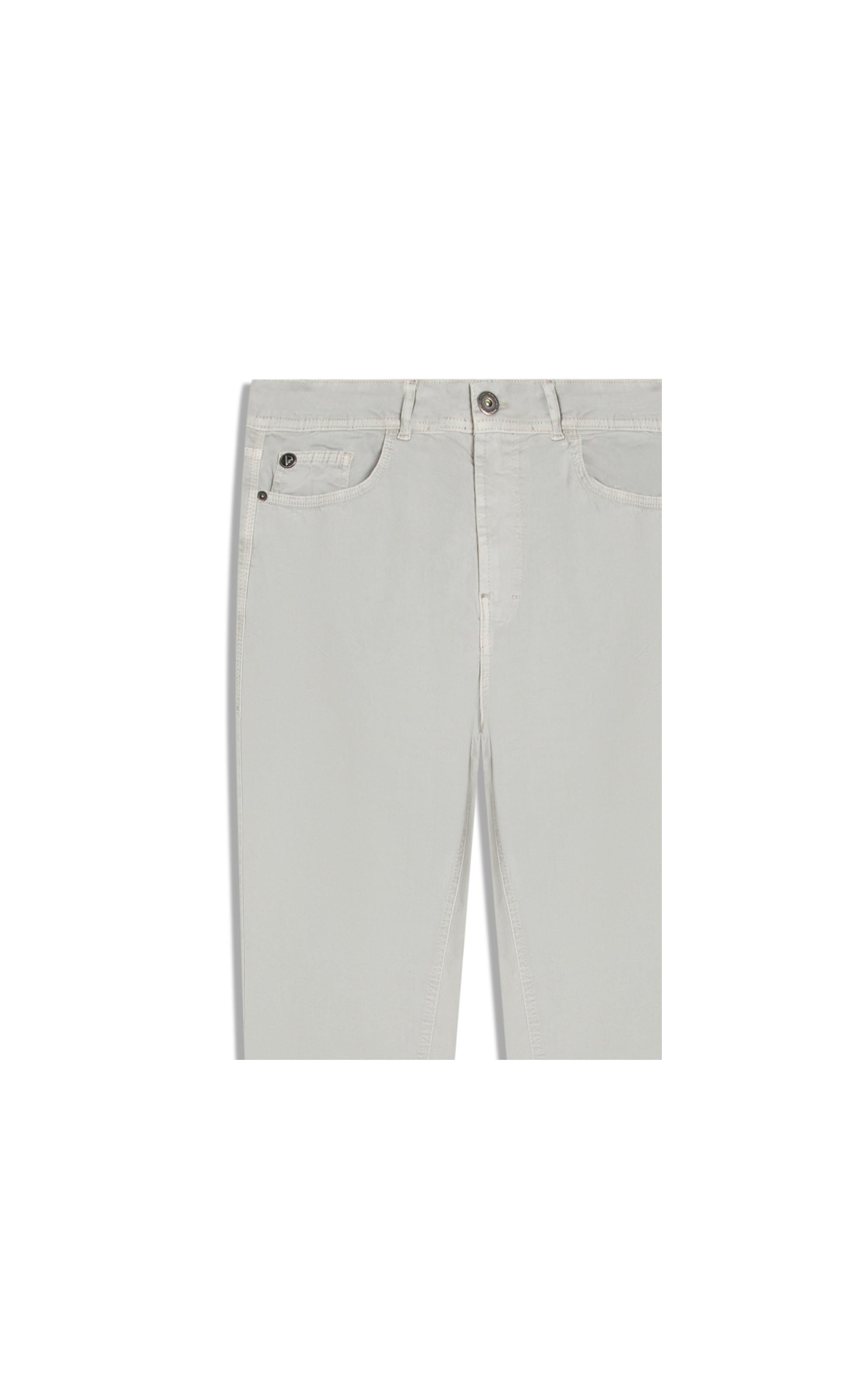 Calça Color Twill Power Slim Silver