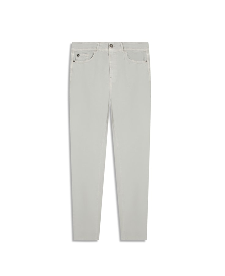 Calça Color Twill Power Slim Silver