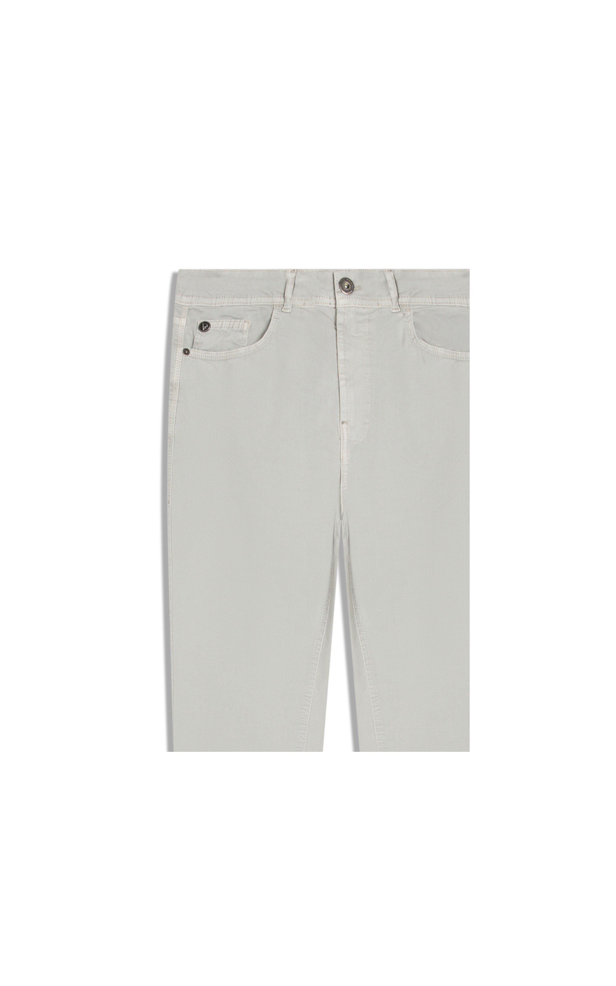 Calça Color Twill Power Slim Silver