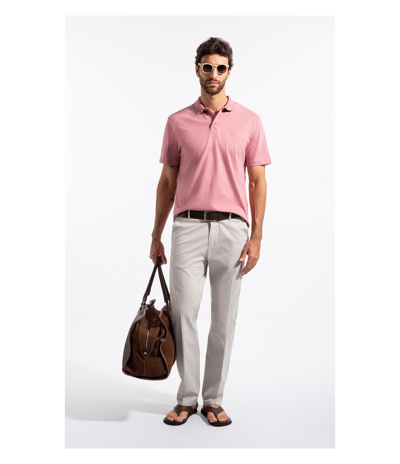 Calca Cos Ajustavel (Tradicional) Chino Silver