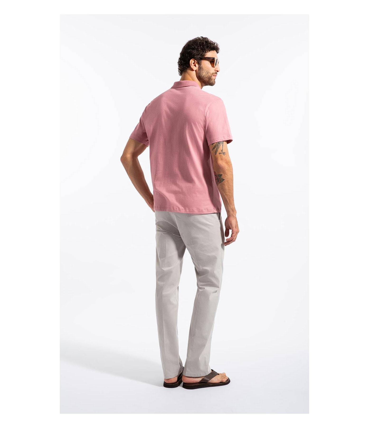 Calca Cos Ajustavel (Tradicional) Chino Silver