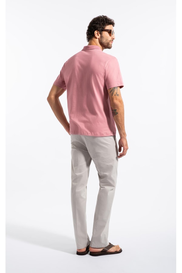 Calca Cos Ajustavel (Tradicional) Chino Silver