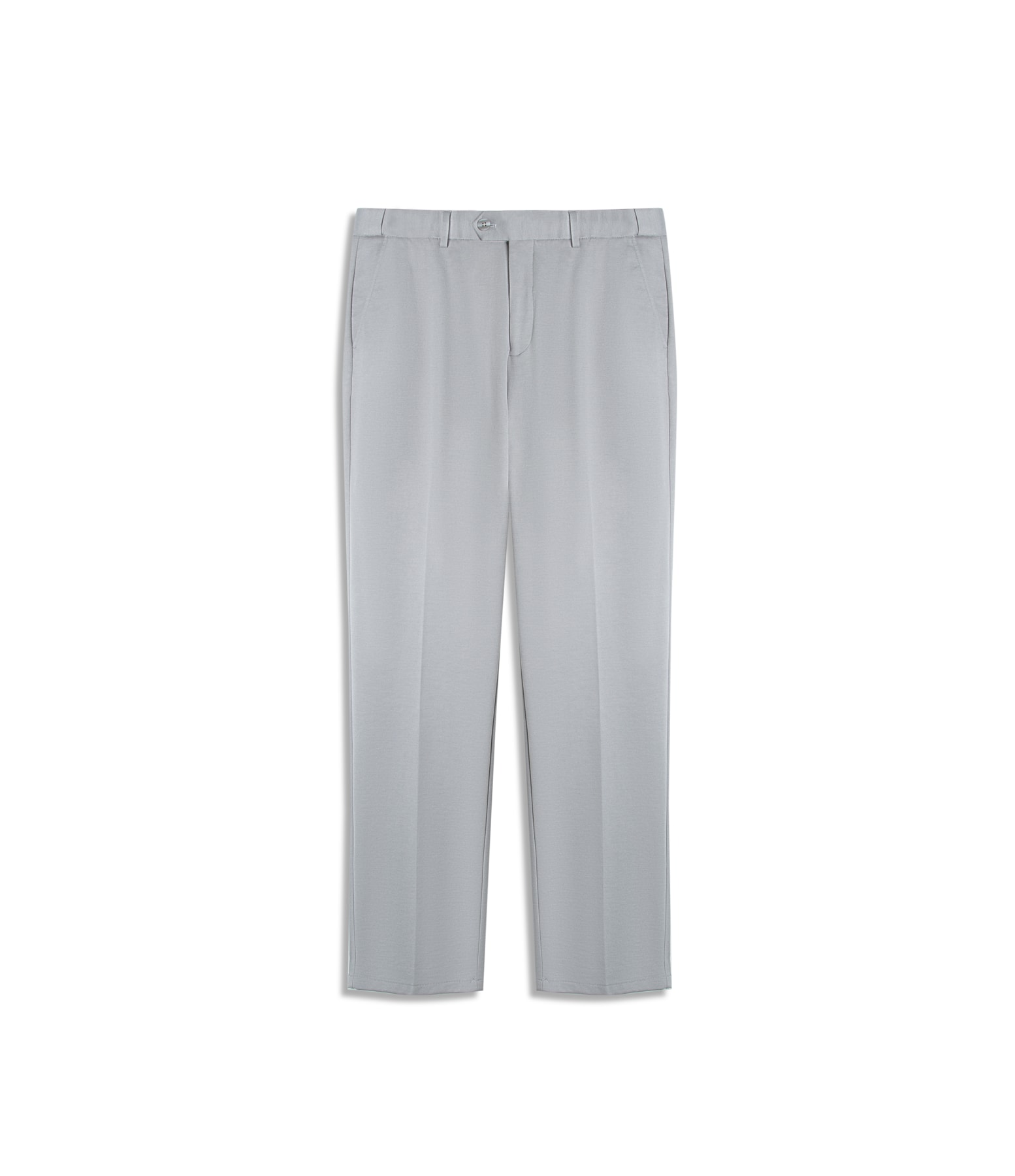 Calça Interlock Knitted Flex Cinza Claro