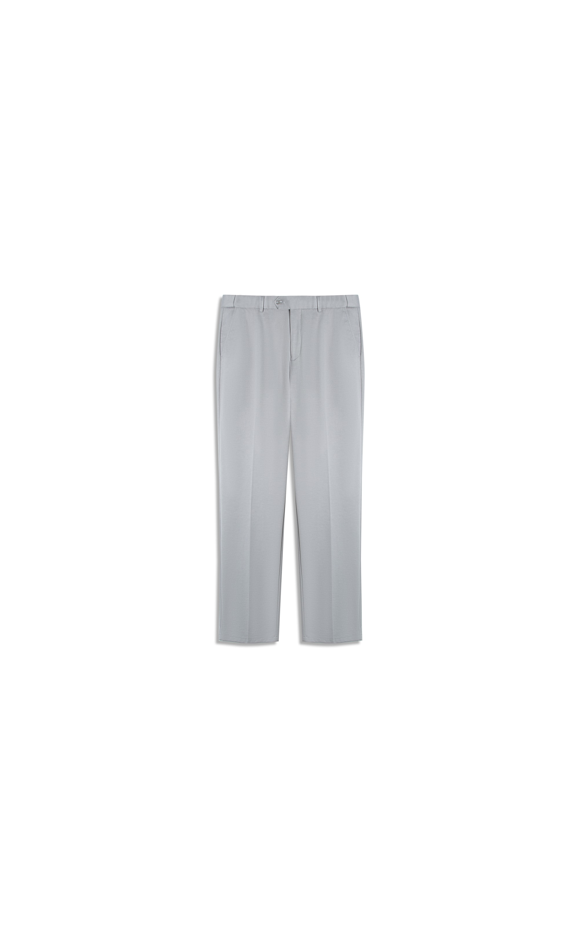 Calça Interlock Knitted Flex Cinza Claro