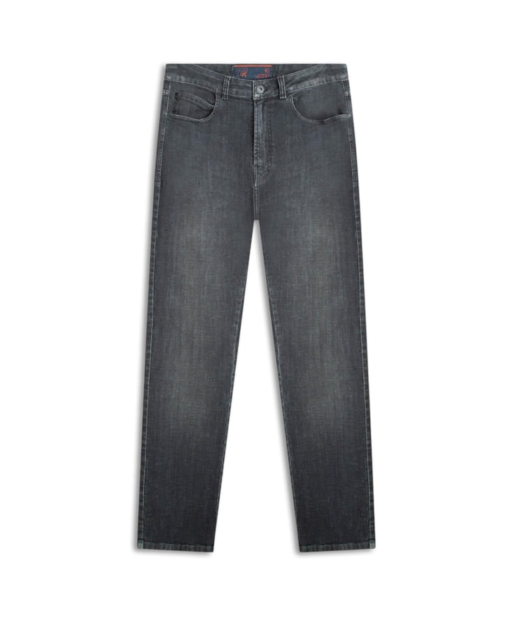 Calça Jeans Black Cross Elastic Premium Lavagem Alta