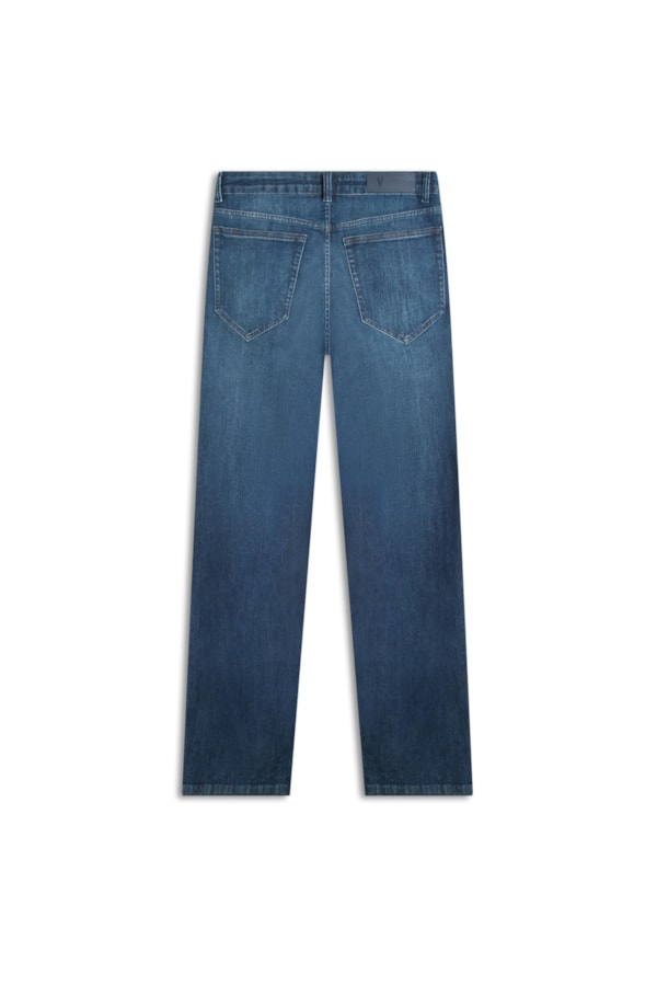 Calça Jeans Comfort Stretch Lavagem Alta