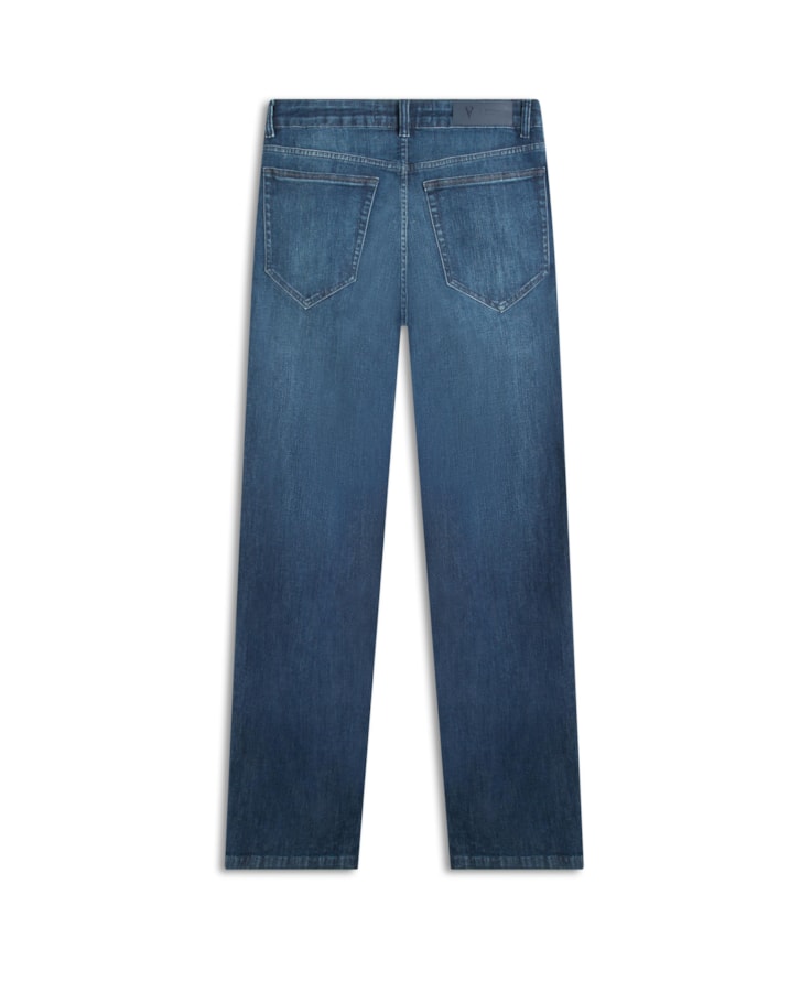 Calça Jeans Comfort Stretch Lavagem Alta