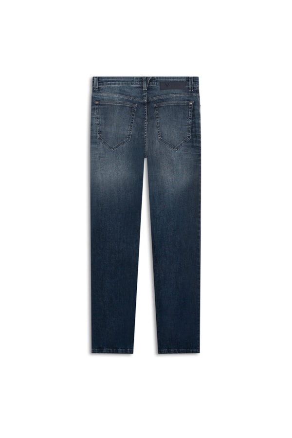 Calça Jeans Cross Denim Tradiconal Premium Lavagem Alta