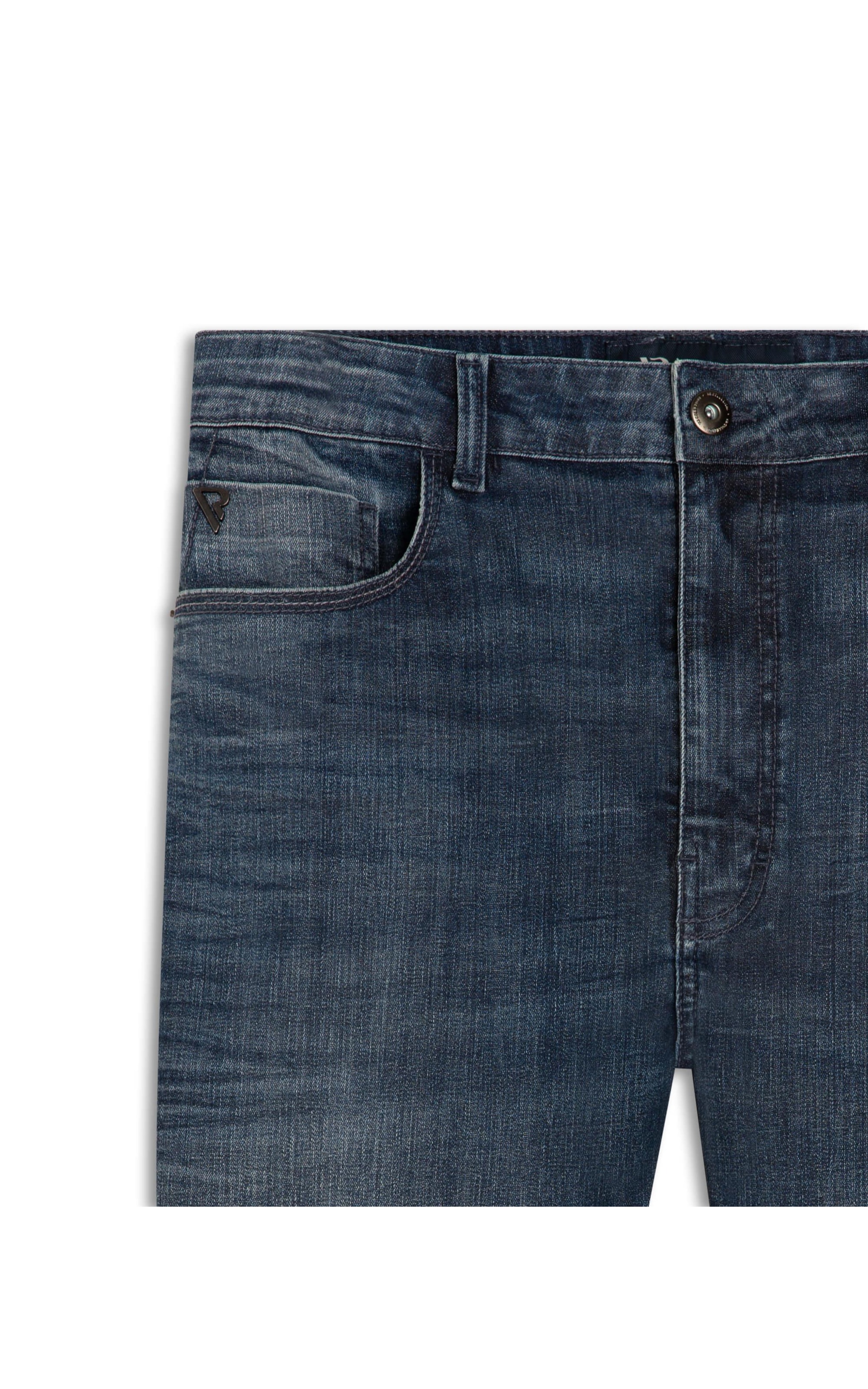 Calça Jeans Cross Denim Tradiconal Premium Lavagem Alta