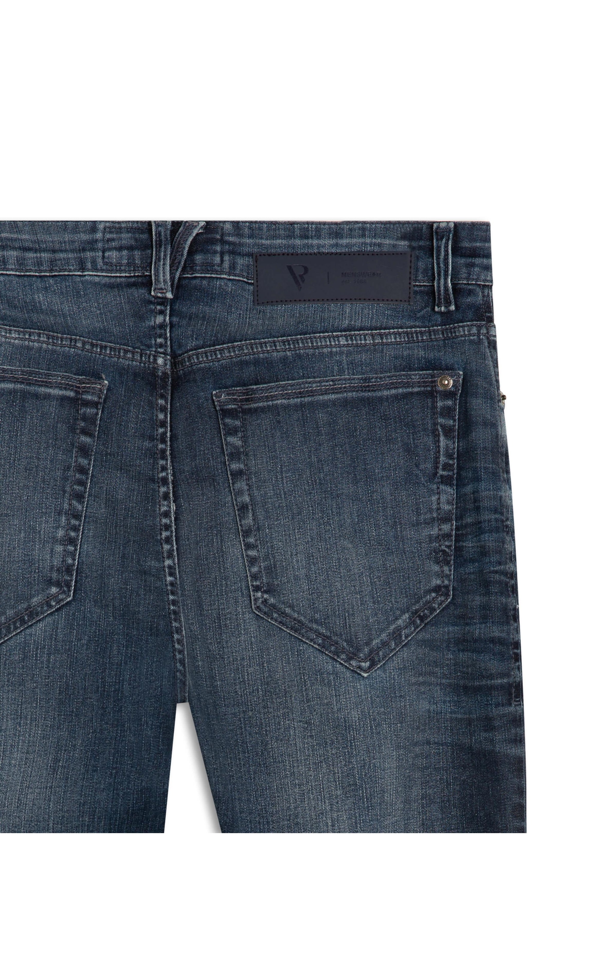 Calça Jeans Cross Denim Tradiconal Premium Lavagem Alta