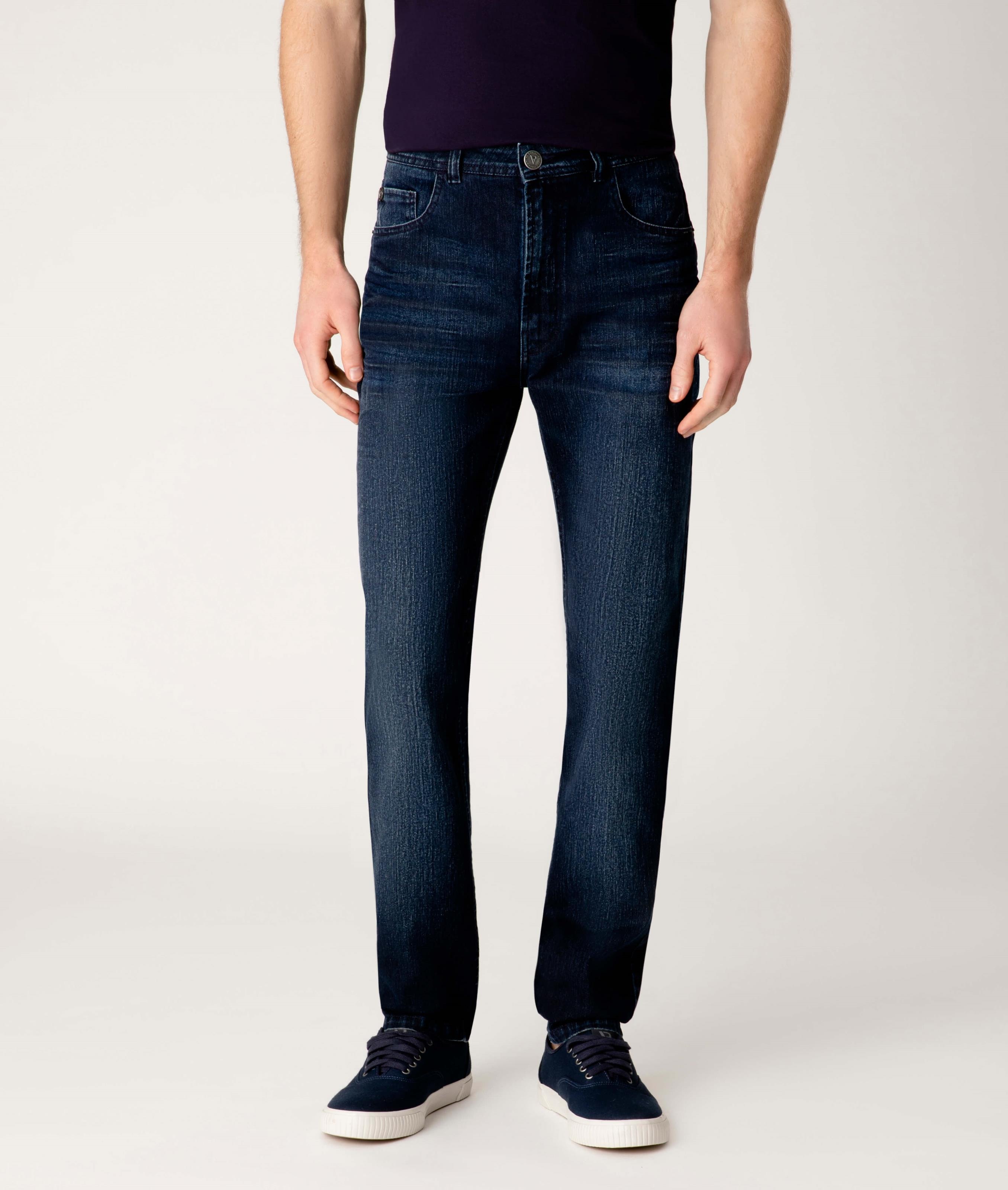 Calça Jeans Cross Denim Zetex Lavagem Media