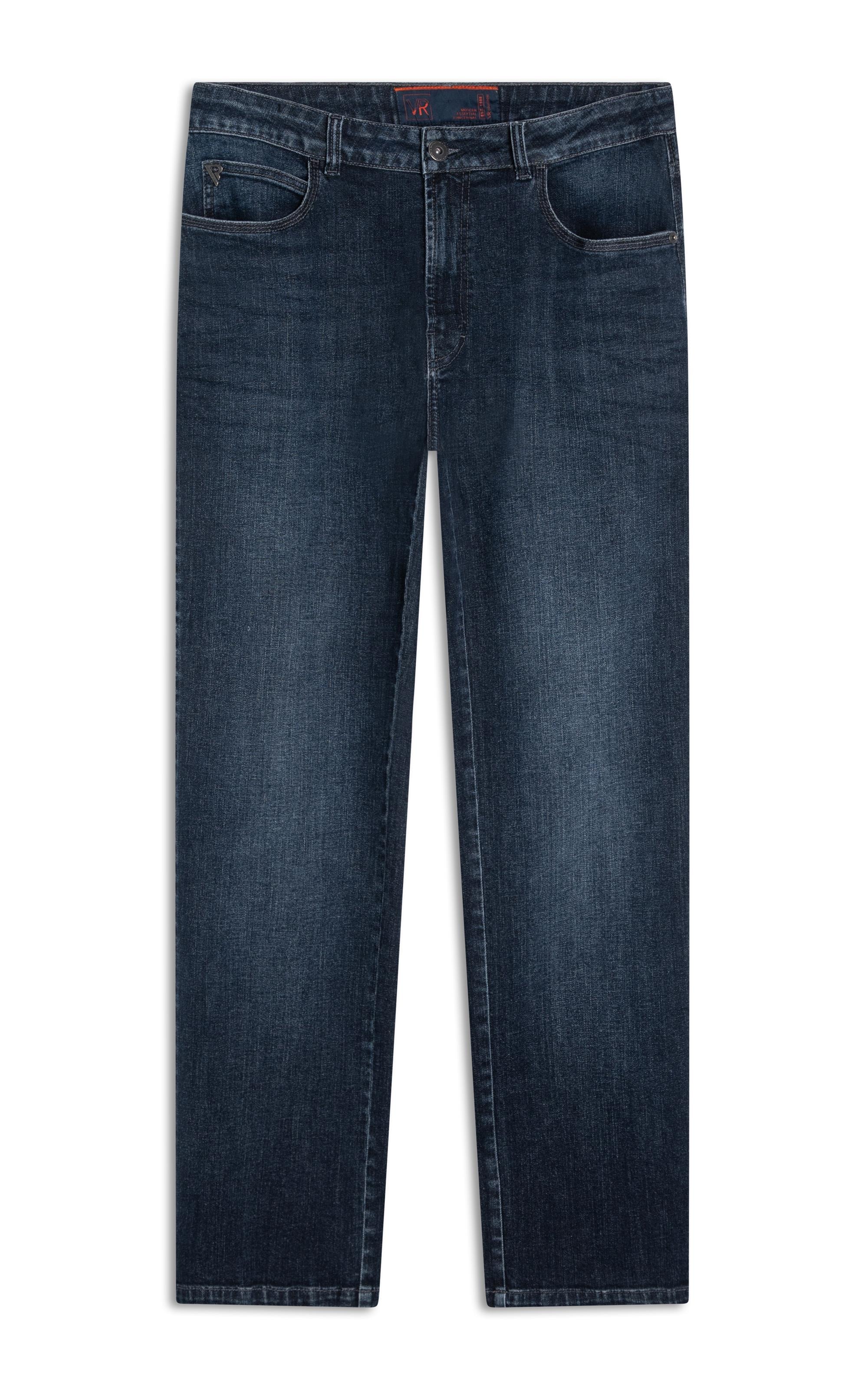 Calça Jeans Dark Forest Elastic 5 Pockets Lavagem Media