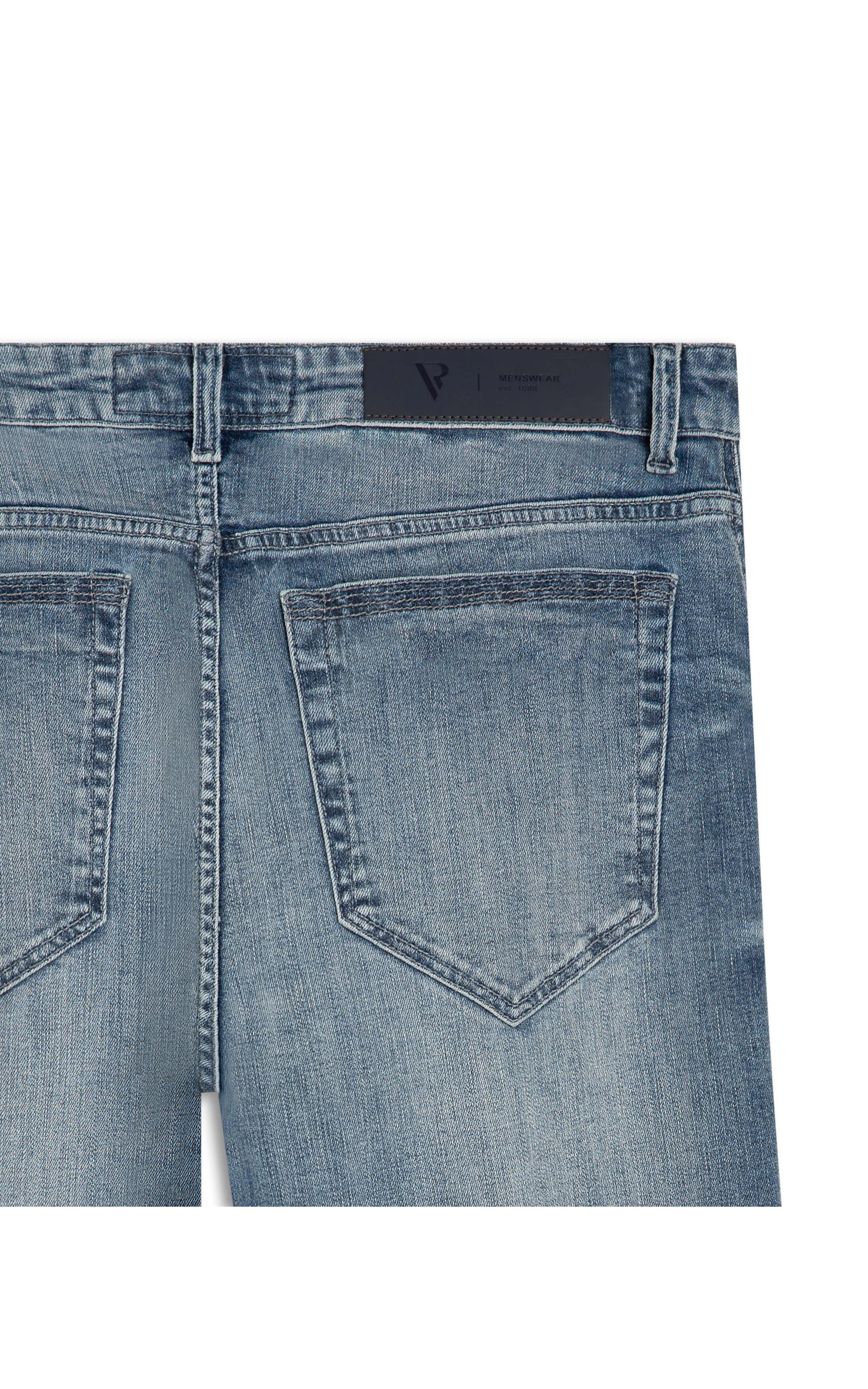 Calça Jeans High Comfort Slim Lavagem Baixa