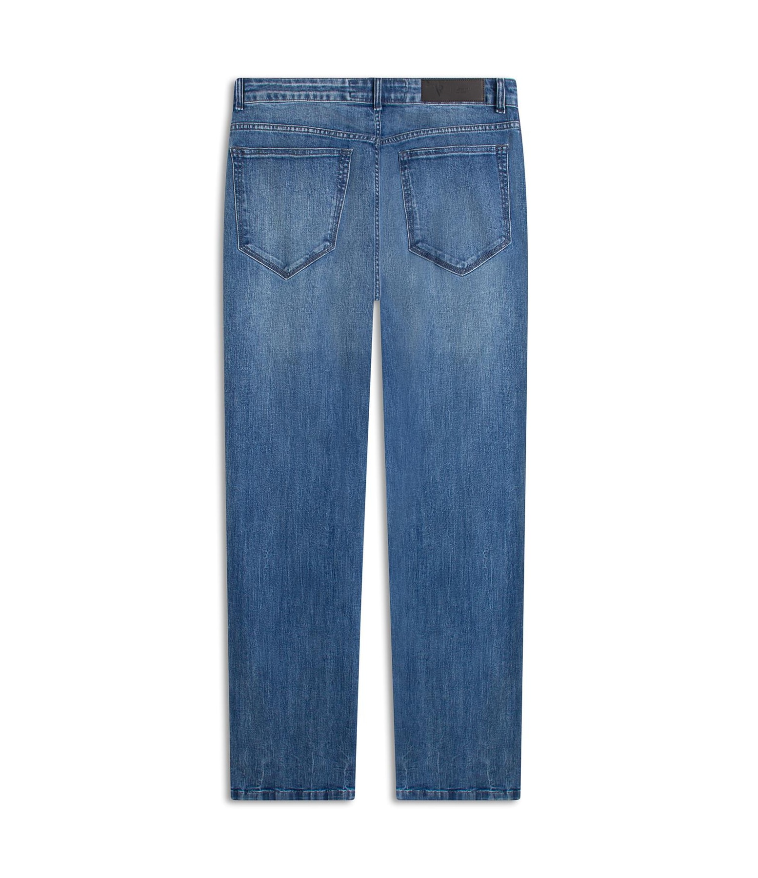 Calça Jeans High Comfort Stretch 5 Pockets Lavagem Baixa
