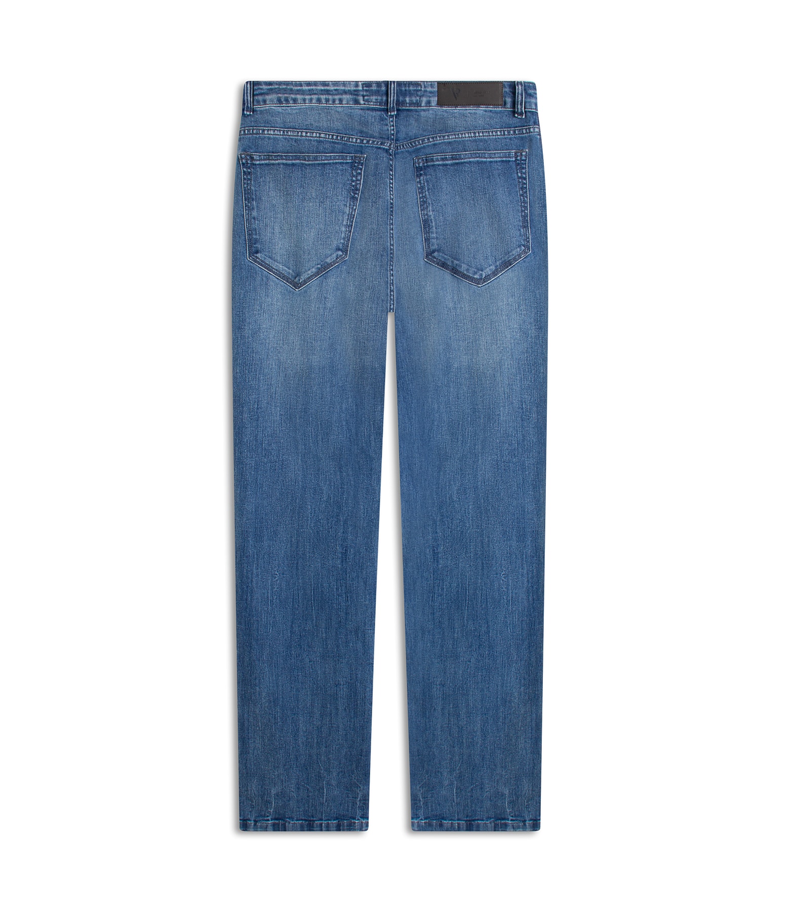 Calça Jeans High Comfort Stretch 5 Pockets Lavagem Baixa
