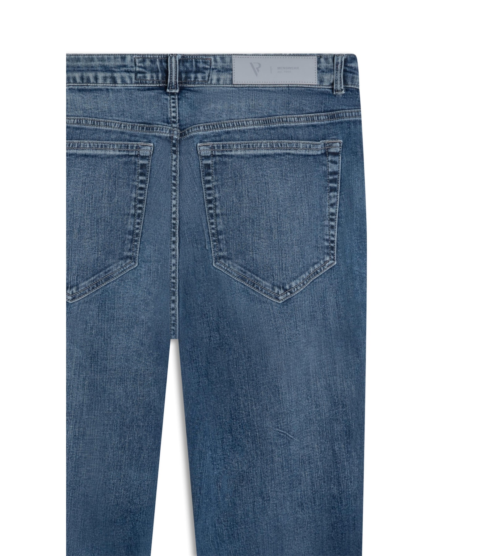 Calça Jeans High Comfort Stretch 5 Pockets Lavagem Baixa