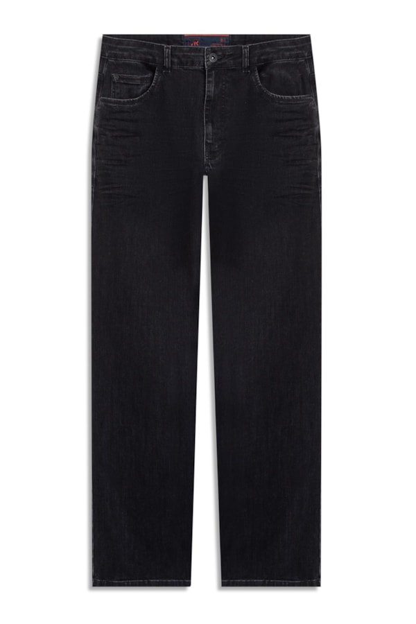Calça Jeans Intense Black (Classic) 5 Pockets Lav. Escuro C/ Stone