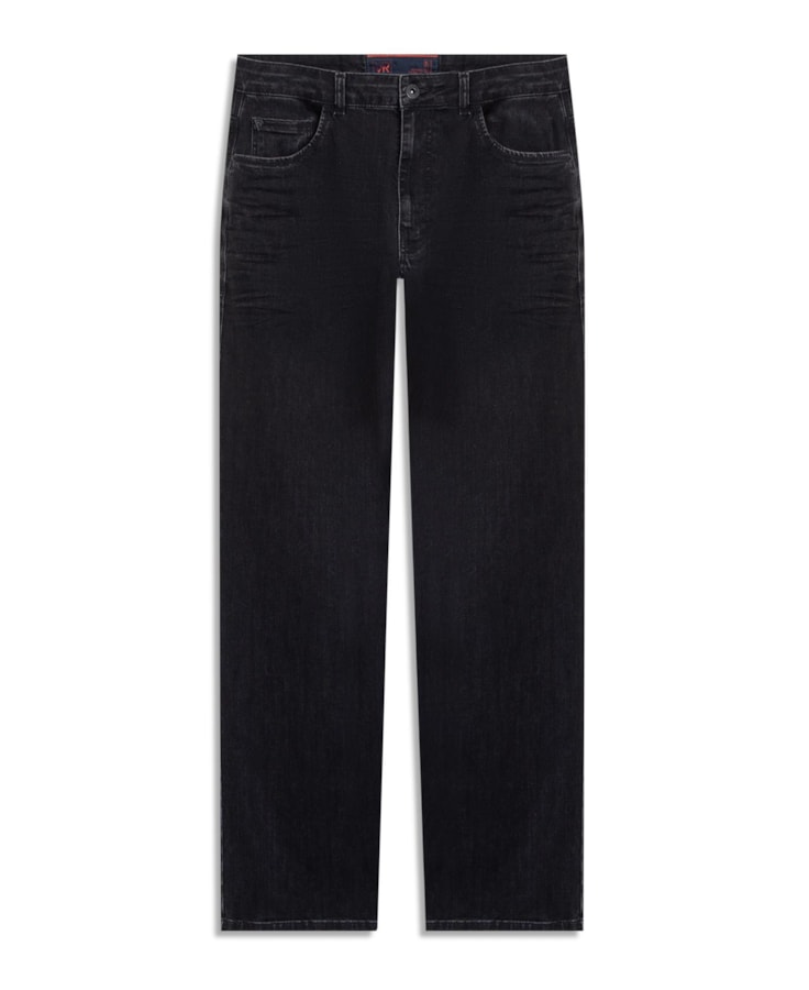 Calça Jeans Intense Black (Classic) 5 Pockets Lav. Escuro C/ Stone