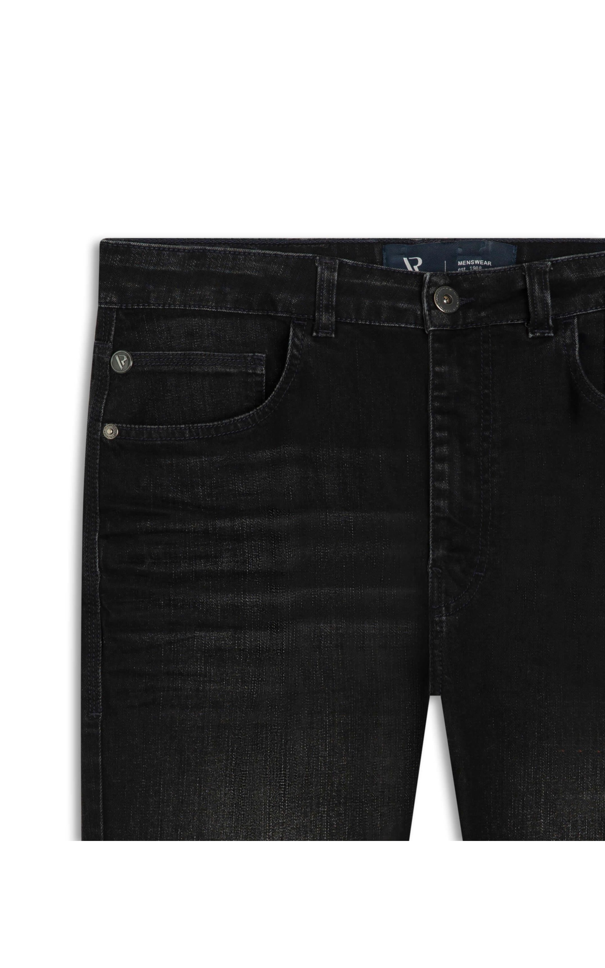 Calça Jeans Intense Black Slim Lavagem Alta