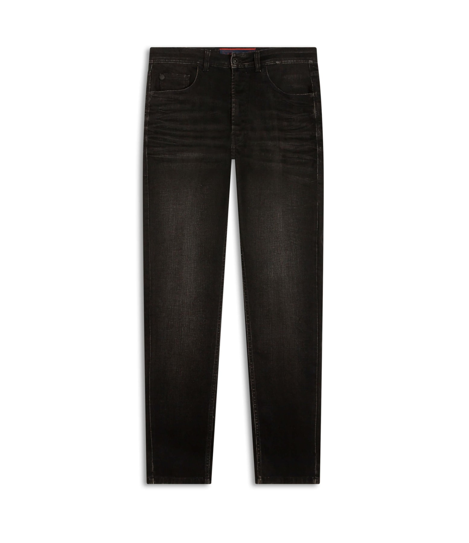 Calça Jeans Intense Black Slim Lavagem Alta