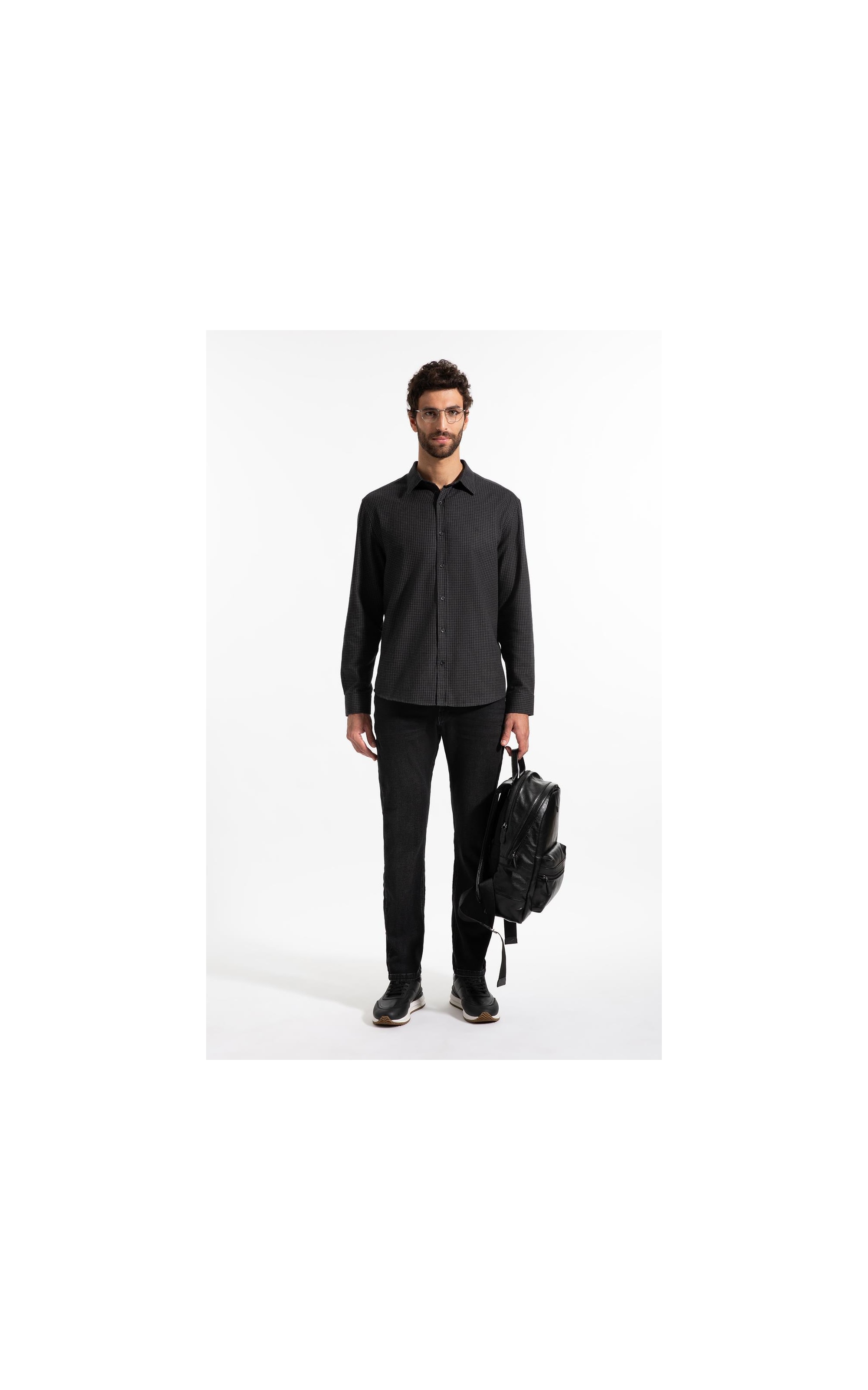 Jogging Black (Slim) 5 Pockets Lav. Escuro C/ Stone