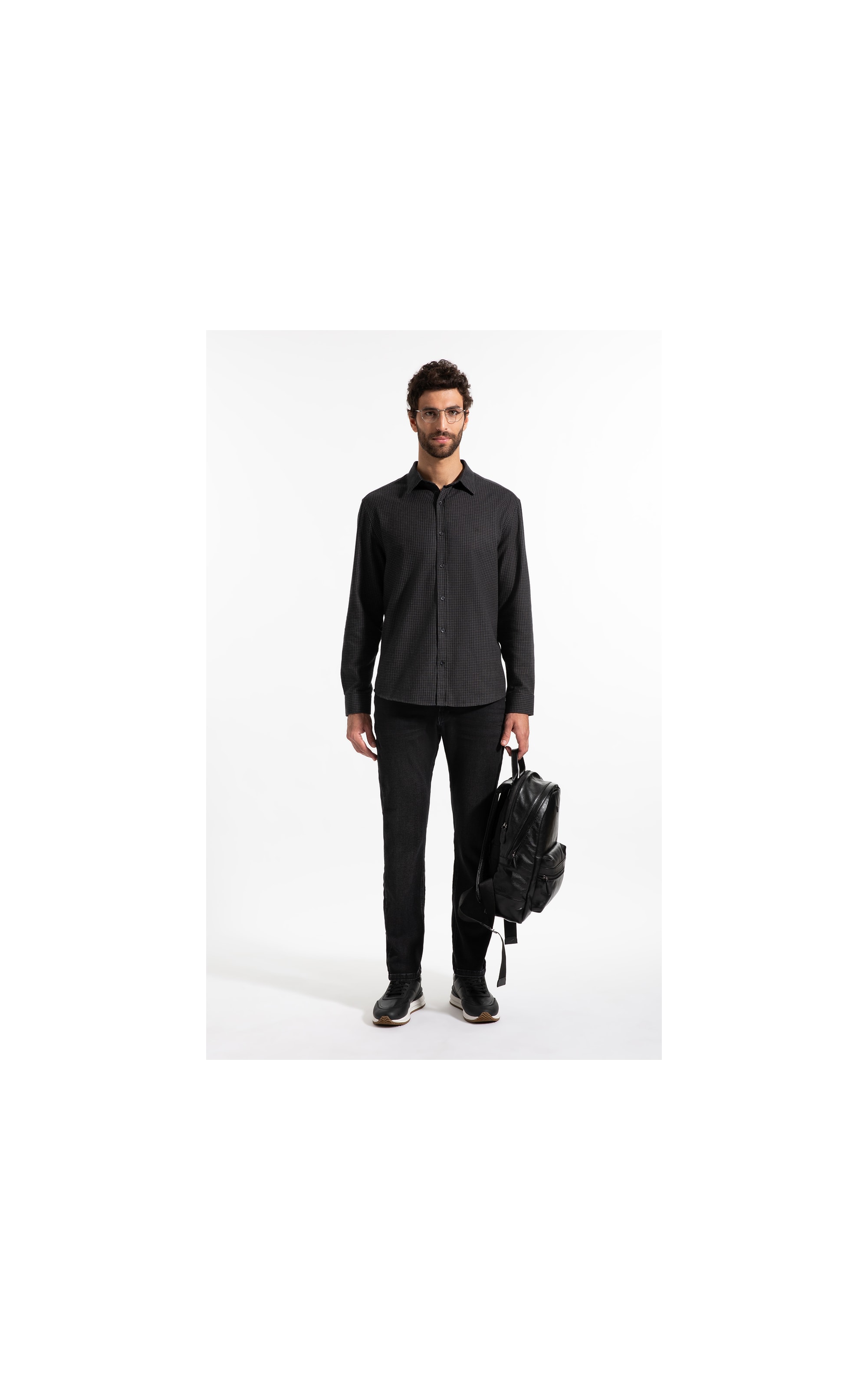 Jogging Black (Slim) 5 Pockets Lav. Escuro C/ Stone