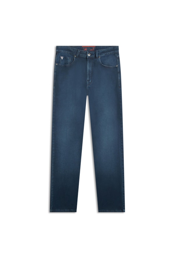 Calça Jeans Jogging Intense Blue Essencial Lavagem Alta