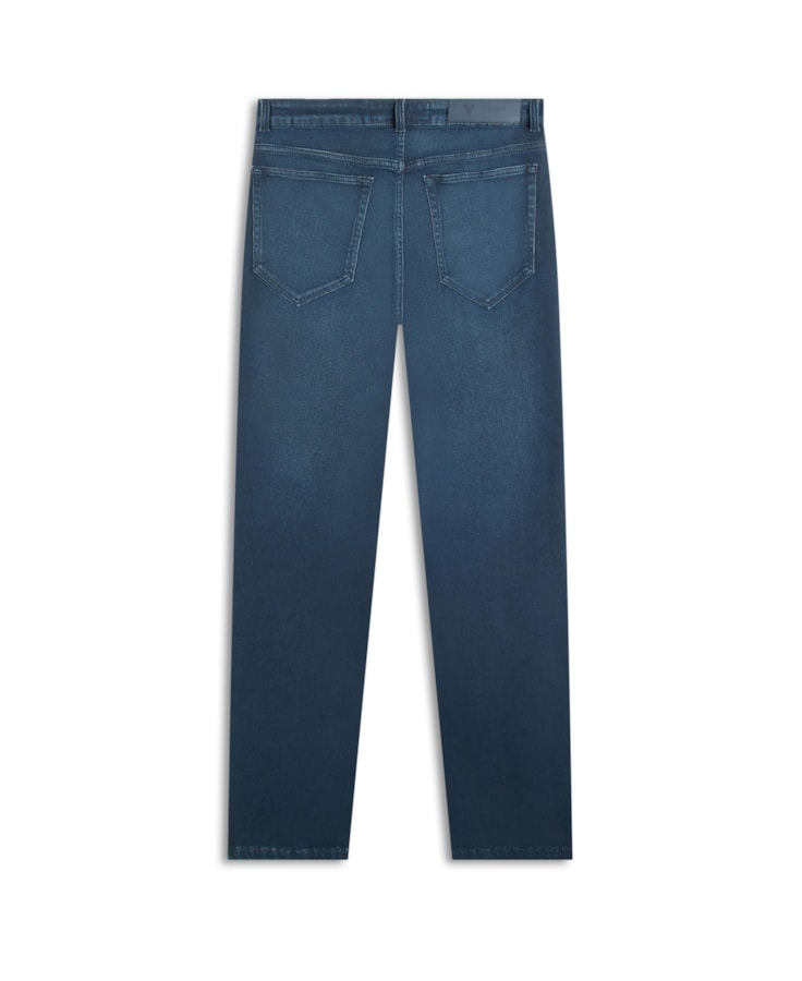 Calça Jeans Jogging Intense Blue Essencial Lavagem Alta