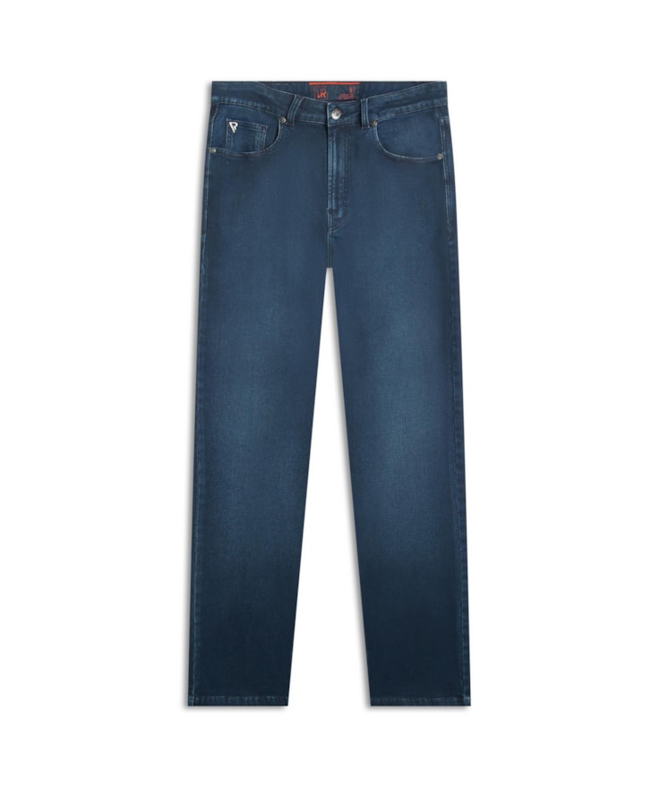 Calça Jeans Jogging Intense Blue Essencial Lavagem Alta