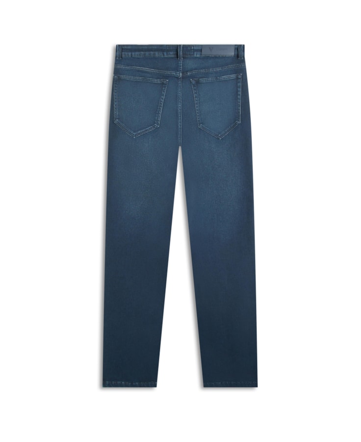 Calça Jeans Jogging Intense Blue Essencial Lavagem Alta