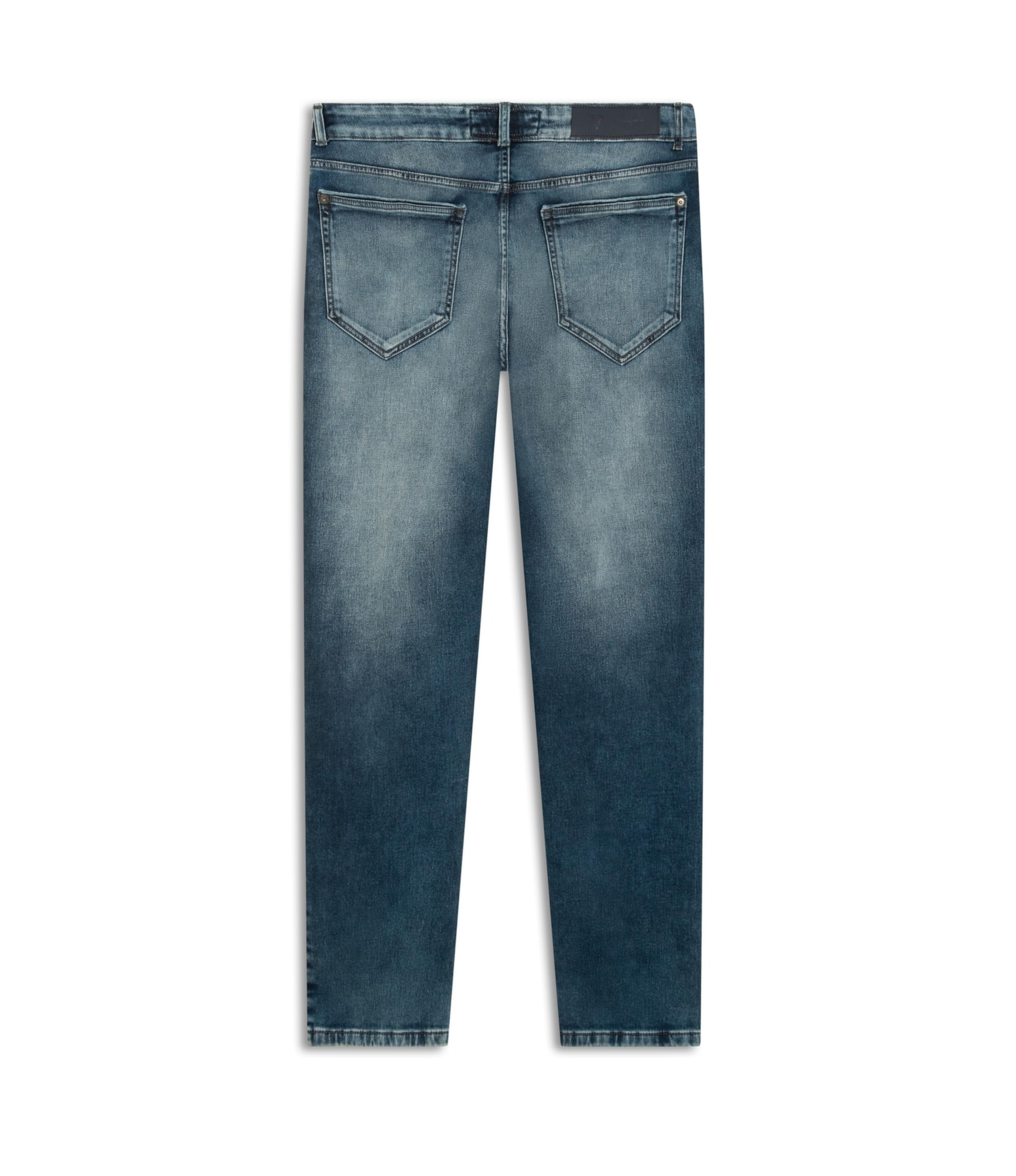 Calça Jeans Jogging Intense Blue Slim Premium Masculino Lavagem Media