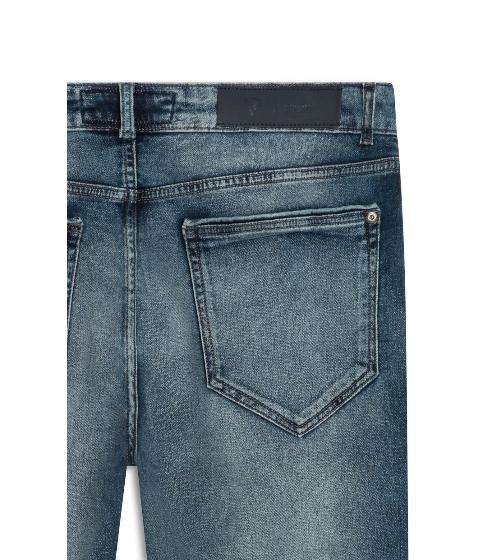 Calça Jeans Jogging Intense Blue Slim Premium Masculino Lavagem Media