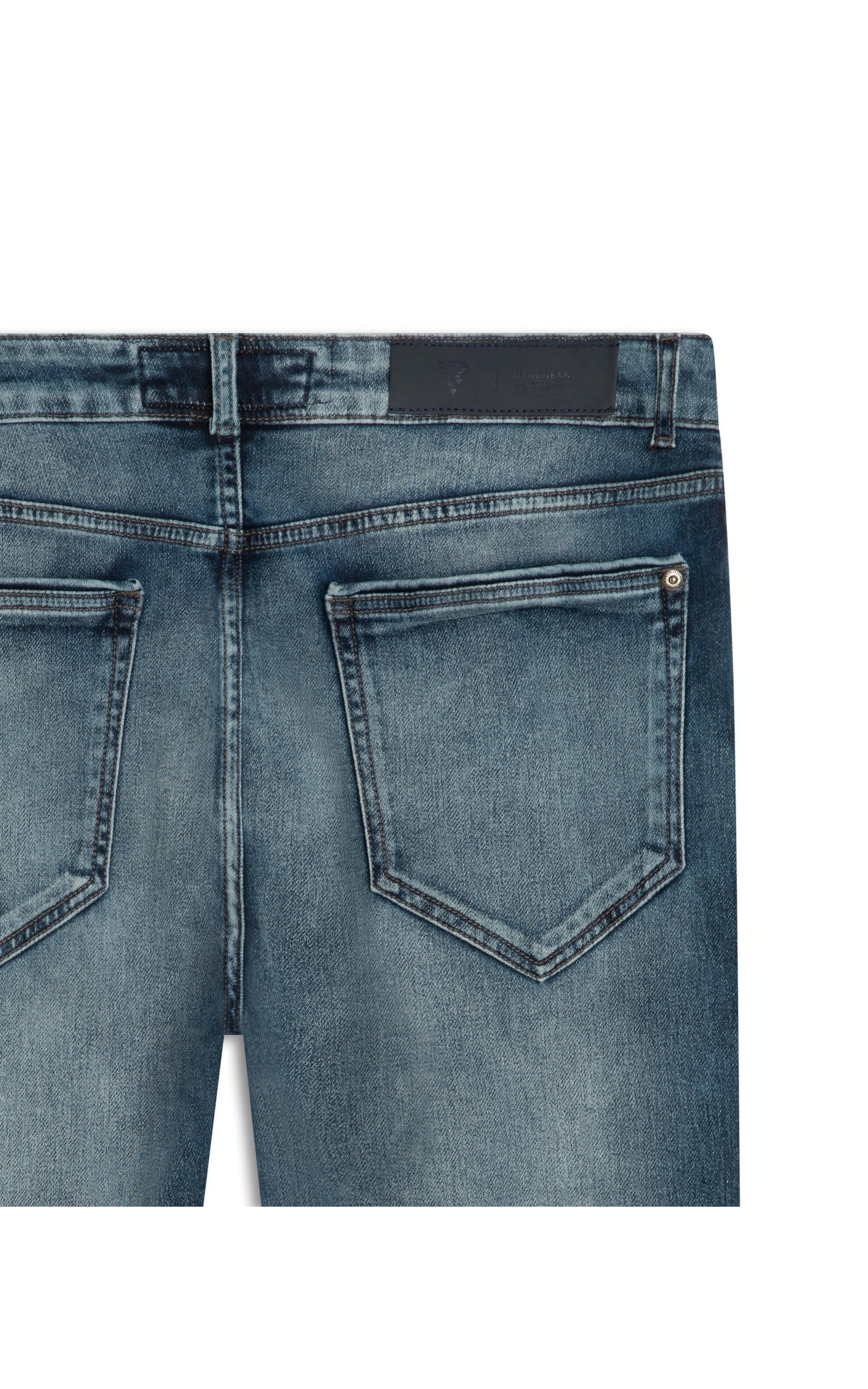 Calça Jeans Jogging Intense Blue Slim Premium Masculino Lavagem Media