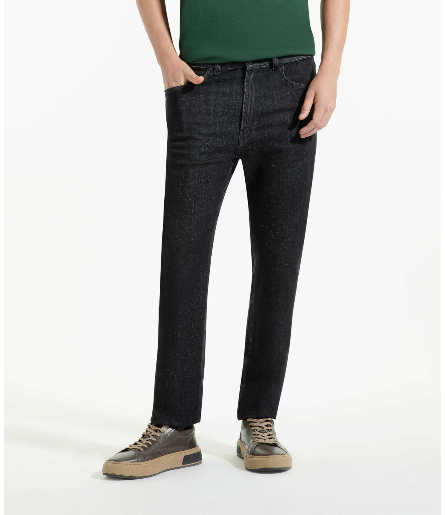 Calça Jeans Ocean Elastic Slim Essencial Lavagem Alta
