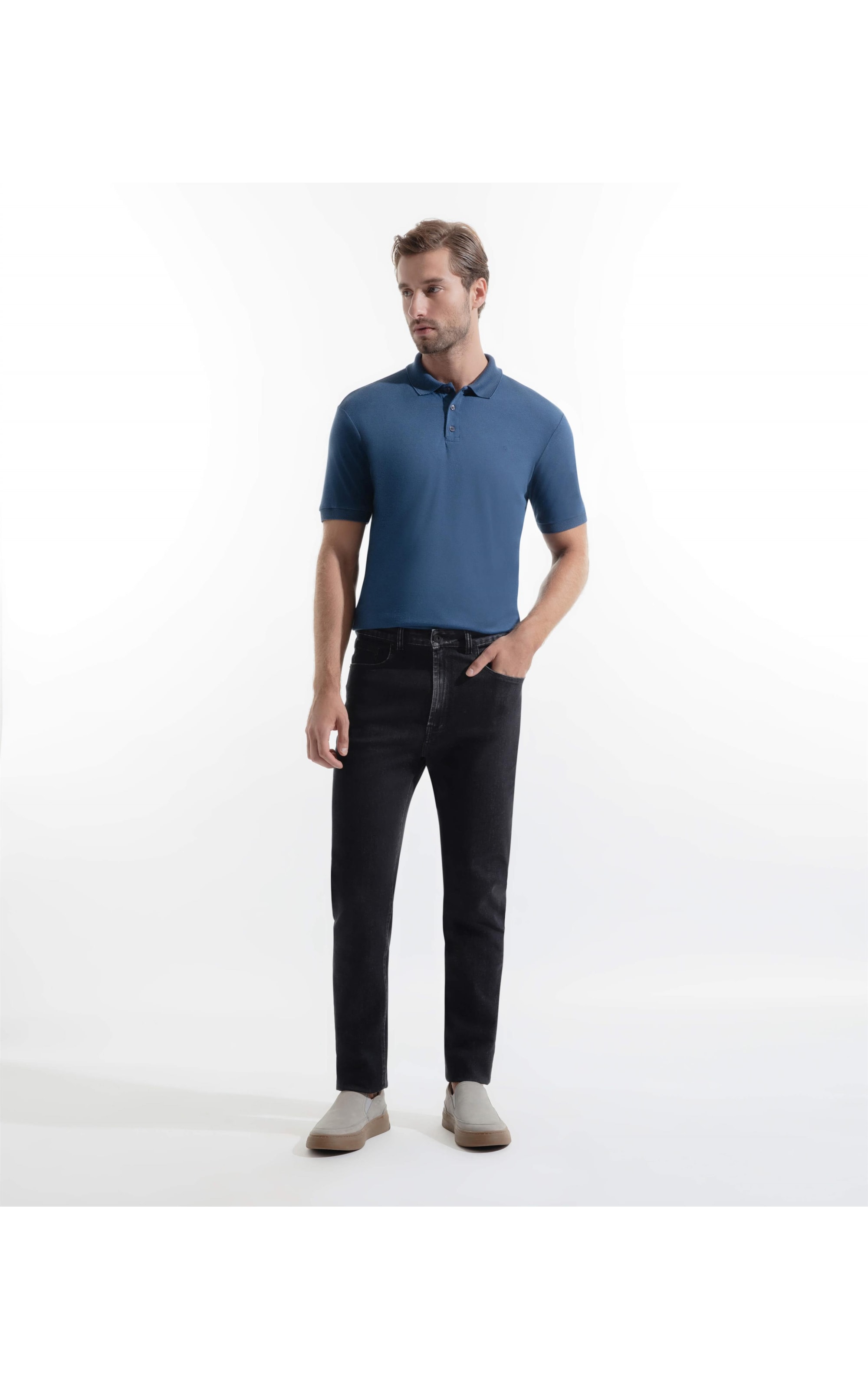 Calça Jeans Ocean Slim Lavagem Alta