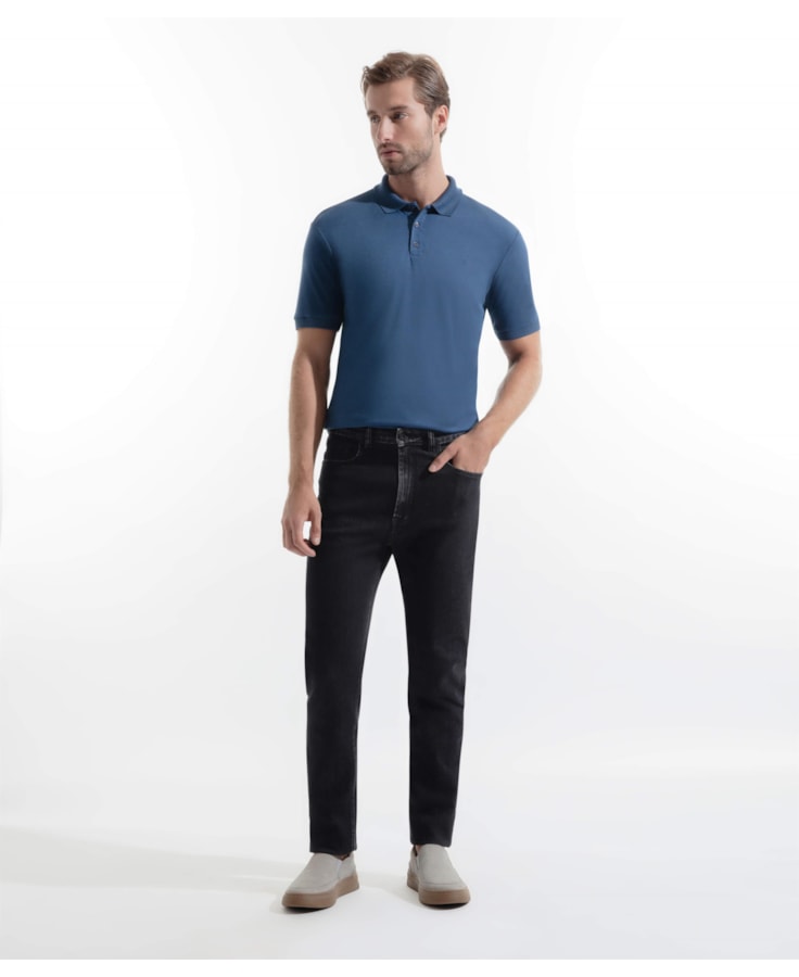 Calça Jeans Ocean Slim Lavagem Alta